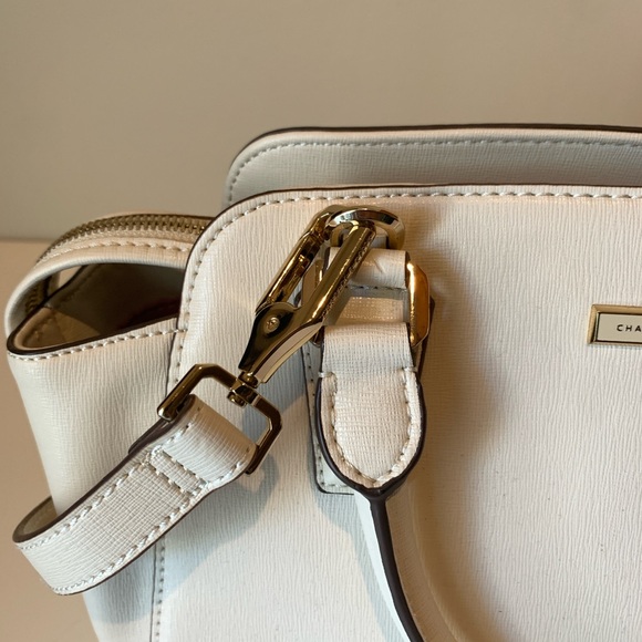 Charles & Keith Ivory Structured Top Handle Bag - Picture 3 of 6